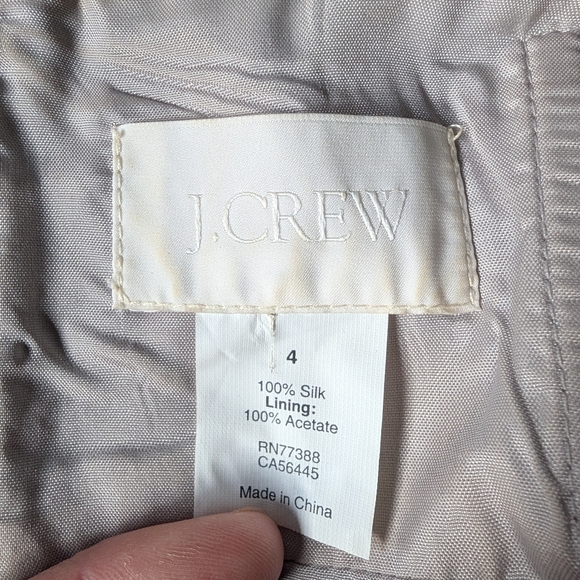 J Crew - Adrienne Bridesmaid Dress in silk taffeta Size 4 - Picture 4 of 6